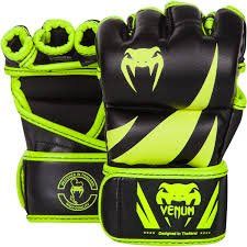 Gants de MMA Venum Challenger Jaune Fluo/Noir - Taille L-XL
