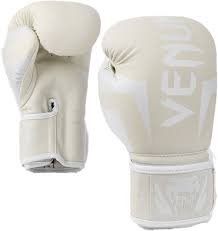 Gants de Boxe Venum Elite 10 Oz Blanc/Ivoire