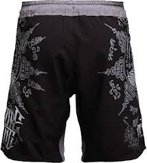 Shorts de Combat Muay Thai Noir Homme - Hardcore Training
