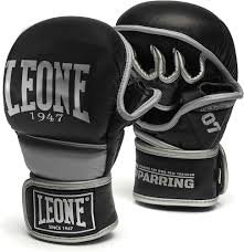 Gants de Sparring MMA Unisexe LEONE 1947 - Noir