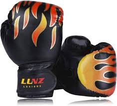 Luniquz Gant de Boxe Enfant 3-16 Ans en Cuir Synthétique
