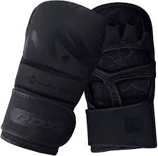 Gants de Grappling RDX Rex Bleus T6 Plus Unisexe