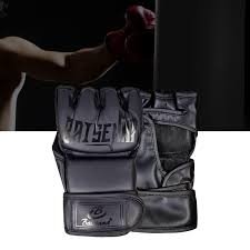 Gants de Muay Thai Professionnels Demi Doigt Perfeclan