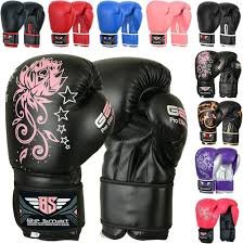 Gants de Boxe Gel BeSmart - Femmes - Rose - Sac de Frappe