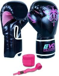 Gants de Boxe Femmes EVO Fitness en Gel Rex