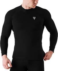 RDX Rash Guard MMA - T-shirt Compression à Manches Longues