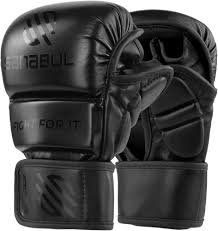 Gants MMA Essentiels Sanabul 7 oz Noir (Petit)