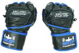 Gants de Gym en Cuir Grip Power Pads Elite avec Poignées Intégrées de 2
