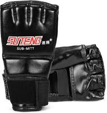 Mitaines en Cuir PU pour Muay Thai et Boxe - SIBOMTEX