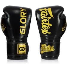 Gants de Boxe Fairtex BGVG1 Glory Noir-Jaune