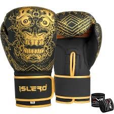 Gants de Boxe Islero Noirs Mat Pour Tous