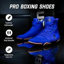 Chaussures de Boxe Pro Hayabusa - Bleu