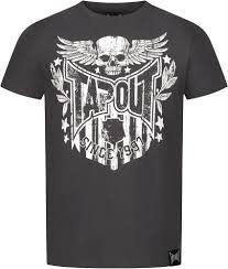 T-shirt Tapout Westlake Homme - Anthracite/Blanc Cassé