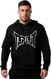 Hoodie Tapout Lifestyle Noir/Blanc
