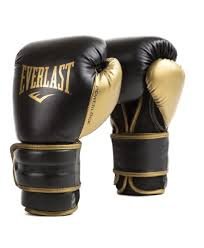 Gants de Boxe Everlast Powerlock2 Noir/Or 16oz - Améliorés