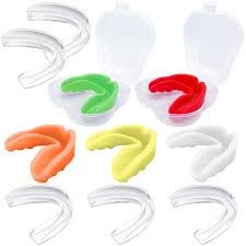 Lot de 10 Protège-dents Sportifs pour Enfants avec Étui