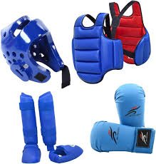 Kit de Protection Karaté 4 Pièces avec Casque