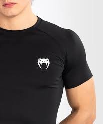 Rashguard Venum Contender Homme - Manches Courtes Noir