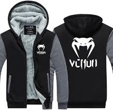 LYANXI Sweat Zippé pour Hommes - Style VENUM