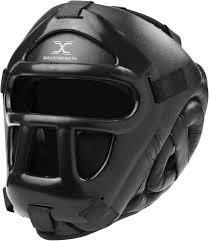 Casque de Boxe MMA Max Force avec Mentonnière Ajustable